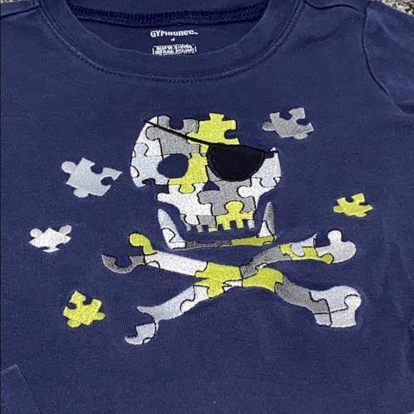 Puzzle Skull PJs Gymboree Pajama Set - Picture 3 of 3